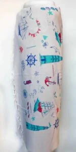 White Turkish Bath Towel Peshtemal - 100% Cotton