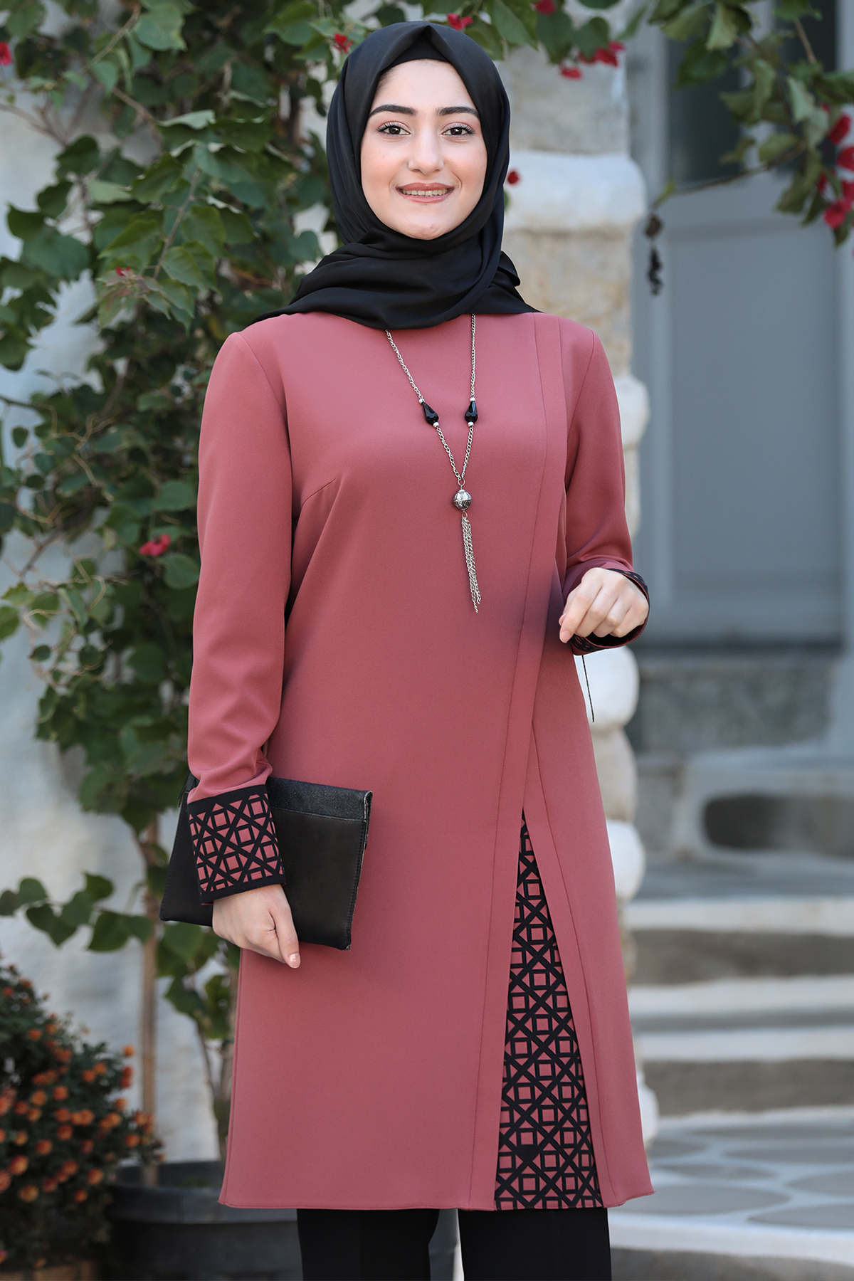 Dusty Rose - Crew neck - Evening Suit - Unlined - Islamic Modest ...
