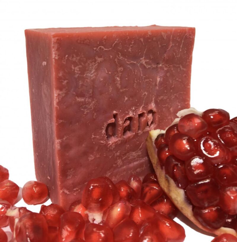 Natural Handmade Pomegranate Soap