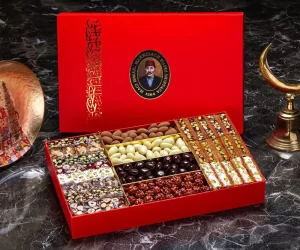 Mixed Turkish Delight and Dragee Premium Box - Hafız Mustafa 1864