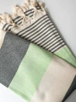 Turkish Bath Towels Peshtemals - Green - American Style