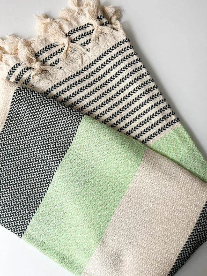 Turkish Bath Towels Peshtemals - Green - American Style
