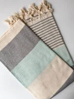 Turkish Bath Towels Peshtemals - Mint - American Style (2)
