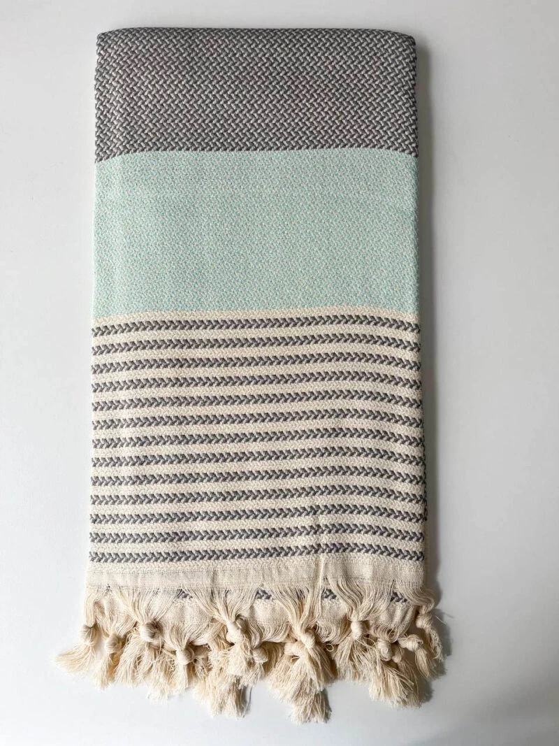Turkish Bath Towels Peshtemals - Mint - American Style