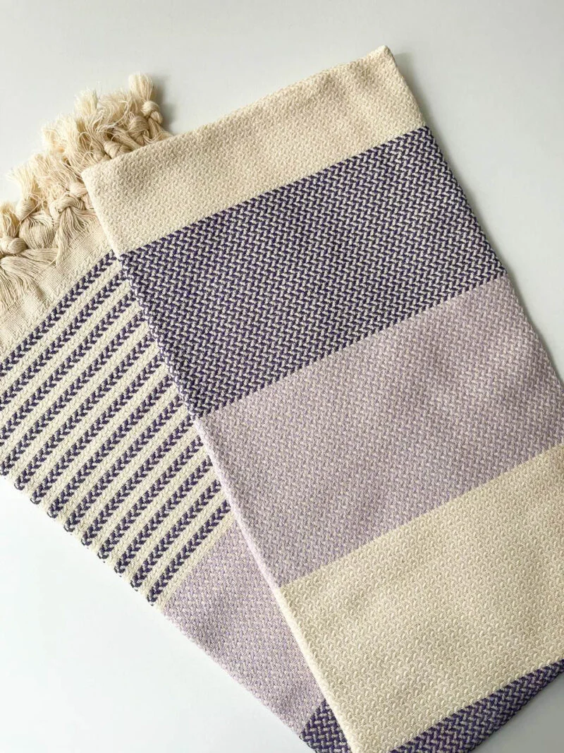 Turkish Bath Towels Peshtemals - Purple - American Style