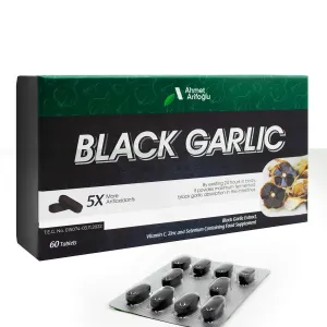 Ahmet Arifoğlu Black Garlic 60 Tablets - Arifoğlu