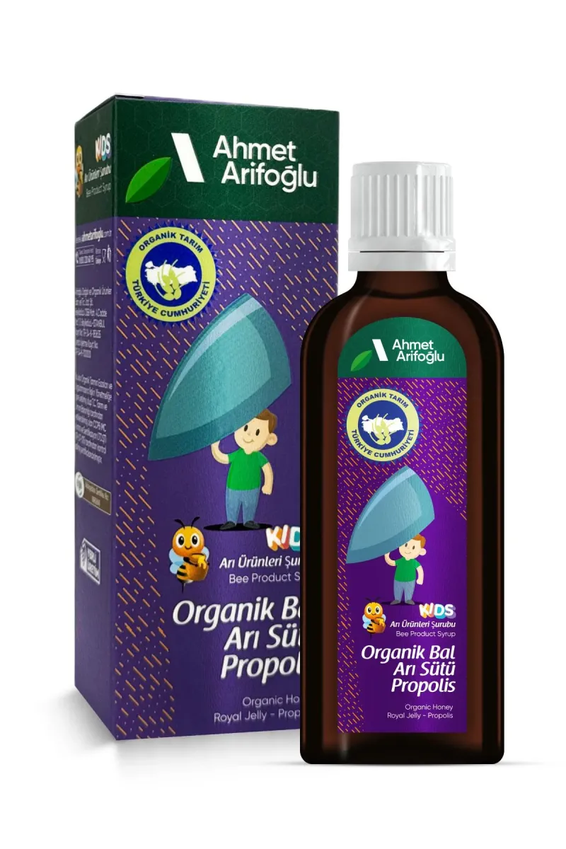 Ahmet Arifoğlu Organic Honey Royal Jelly Propolis For Kids 100g. - Arifoğlu