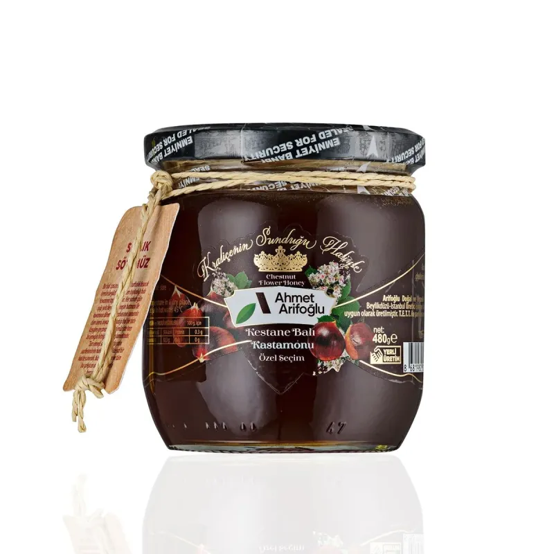 Ahmet Arifoğlu Strained Kastamonu Chestnut Honey 480 g - Arifoğlu