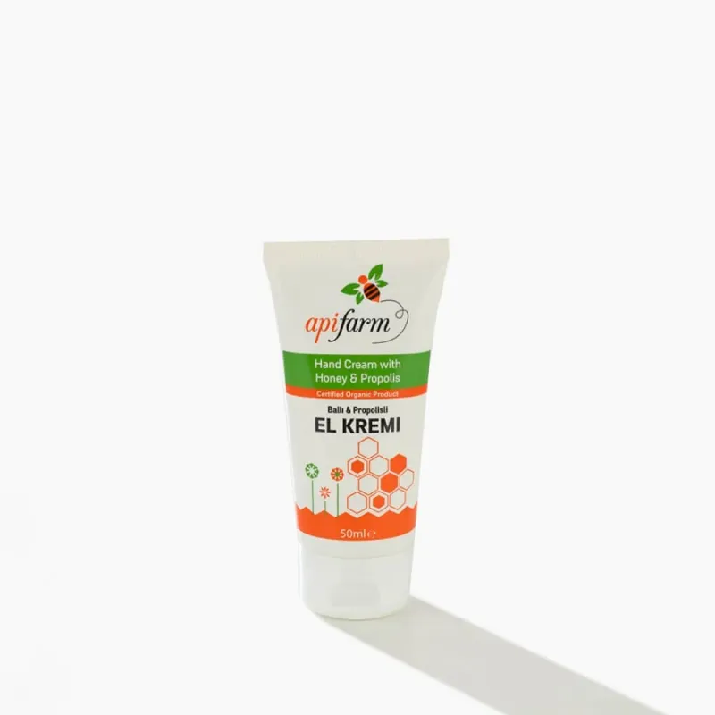 Apifarm Organic Honey + Propolis Hand Cream 50ml - Eğriçayır