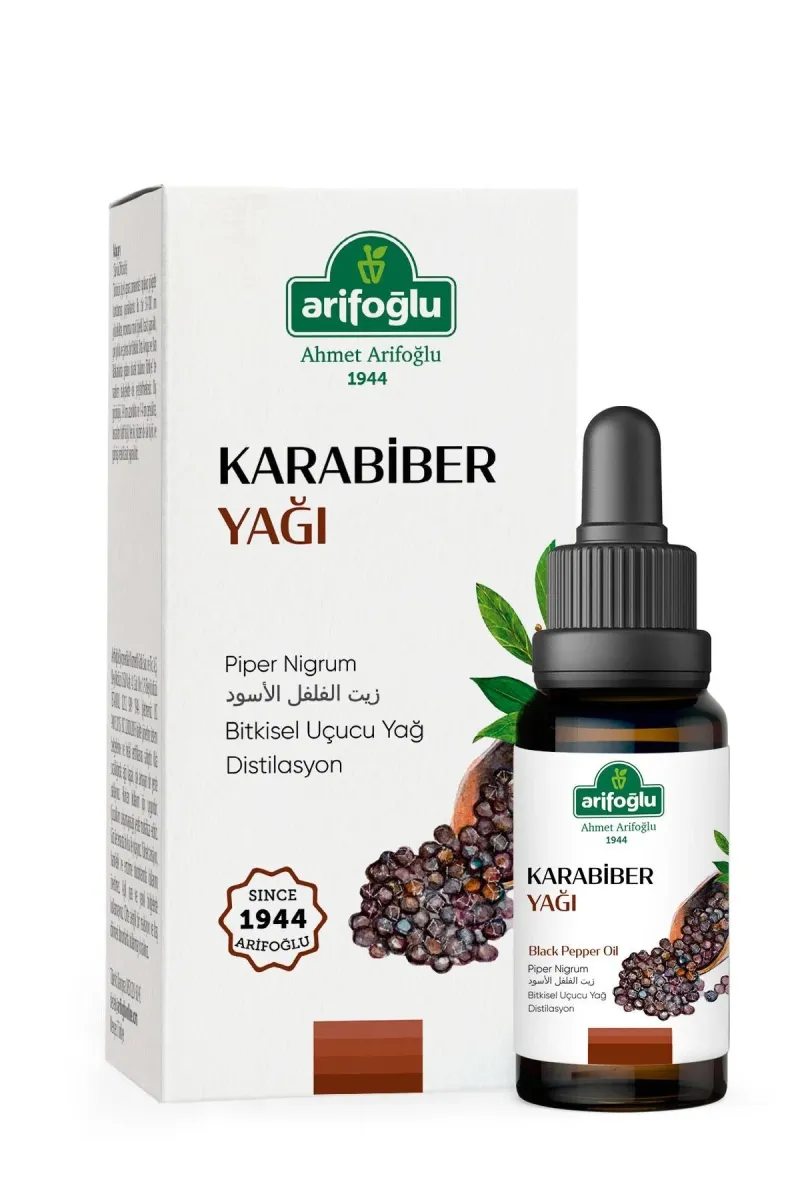 Arifoğlu 100% Pure and Natural Black Pepper Oil 10 ml - Arifoğlu