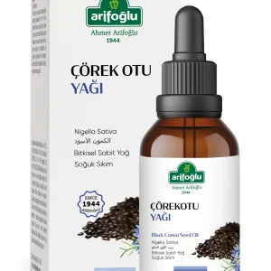 Arifoğlu 100% Pure and Natural Black Seed Oil 50 ml (Cold Pressed) - Arifoğlu