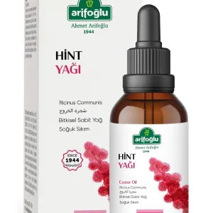 Arifoğlu 100% Pure and Natural Castor Oil 50 ml - Arifoğlu