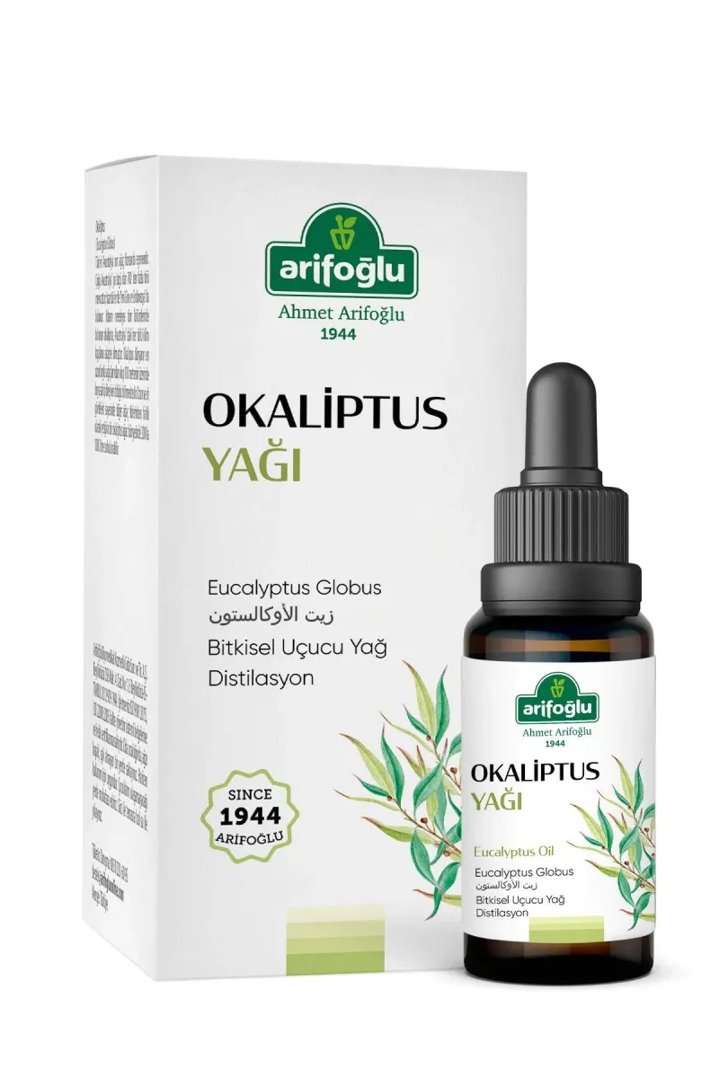 Arifoğlu 100% Pure and Natural Eucalyptus Essential Oil 10 ml - Arifoğlu
