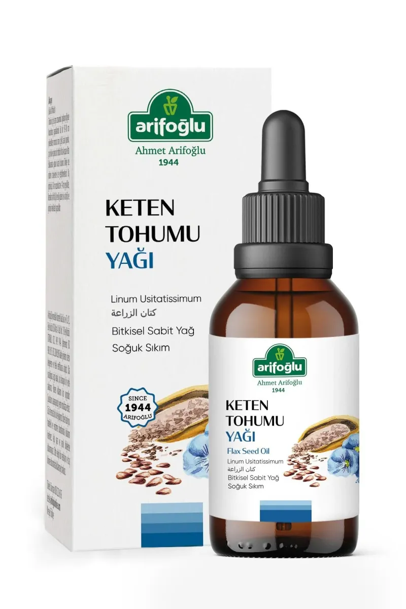 Arifoğlu 100% Pure and Natural Flaxseed Oil 50 ml - Arifoğlu