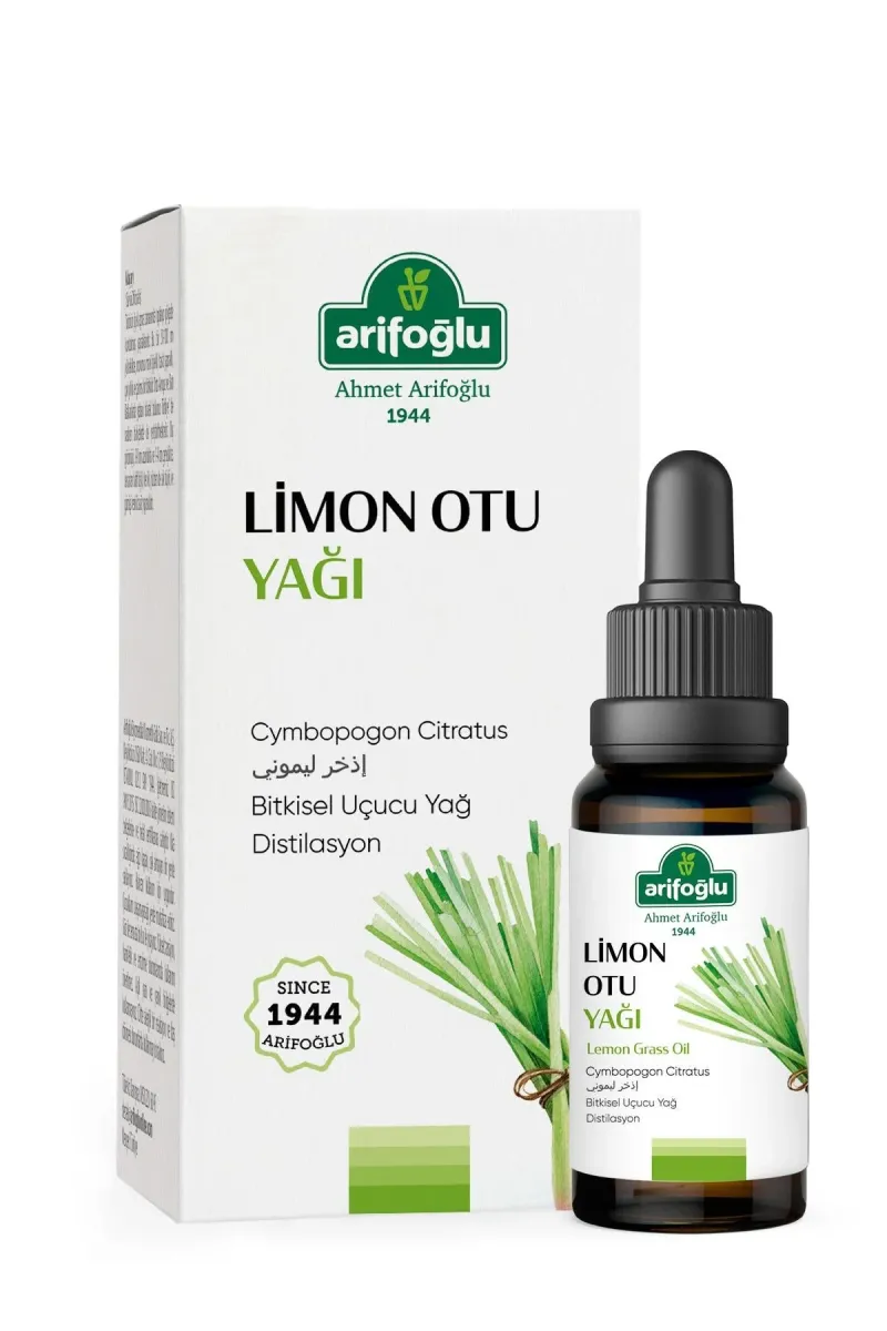 Arifoğlu 100% Pure and Natural Lemongrass Oil 10 ml - Arifoğlu