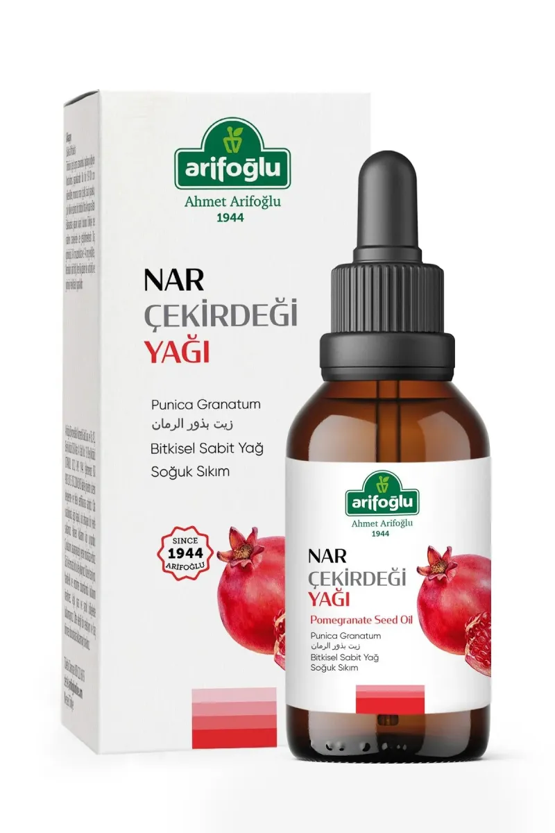 Arifoğlu 100% Pure and Natural Pomegranate Seed Oil 50 ml - Arifoğlu