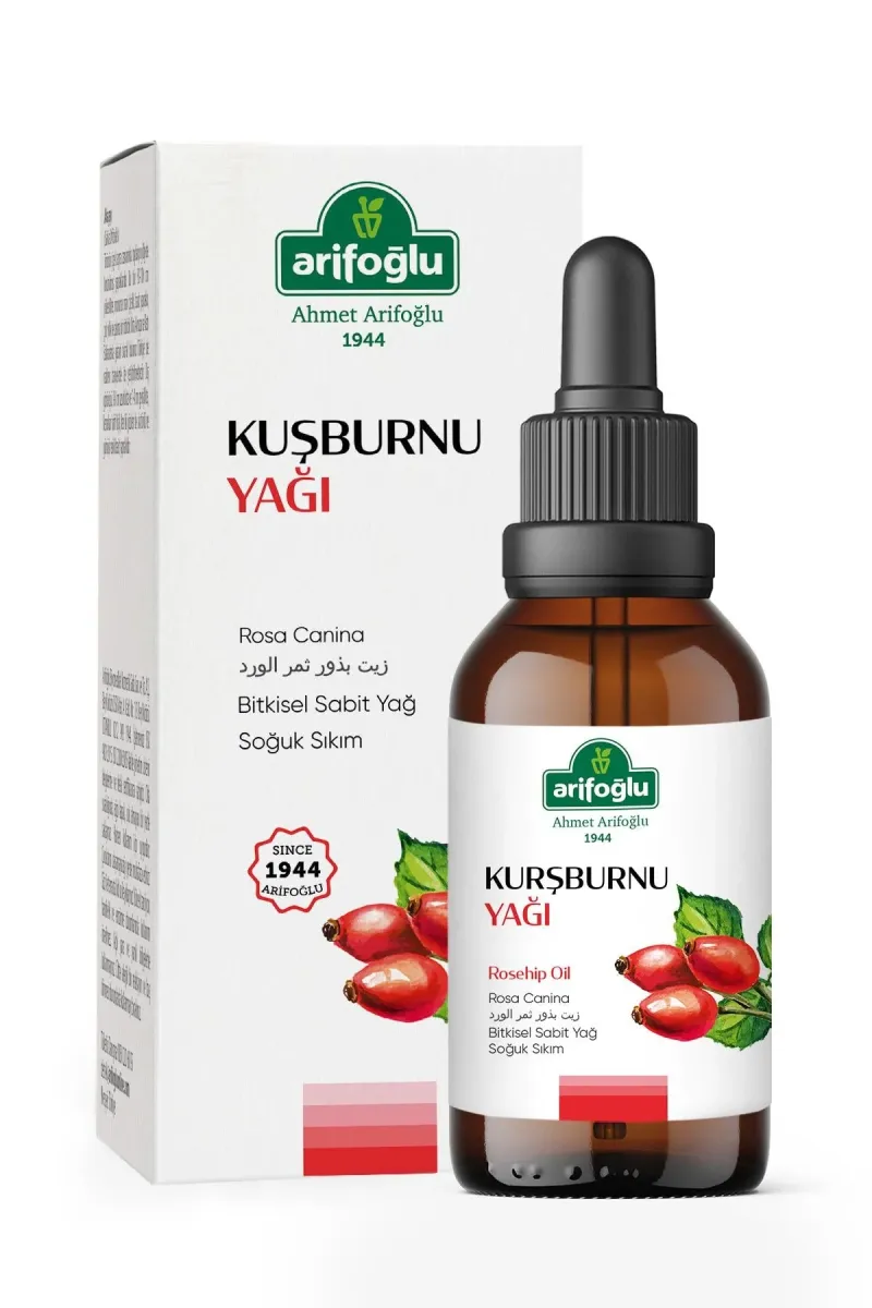 Arifoğlu 100% Pure and Natural Rosehip Oil 50 ml - Arifoğlu