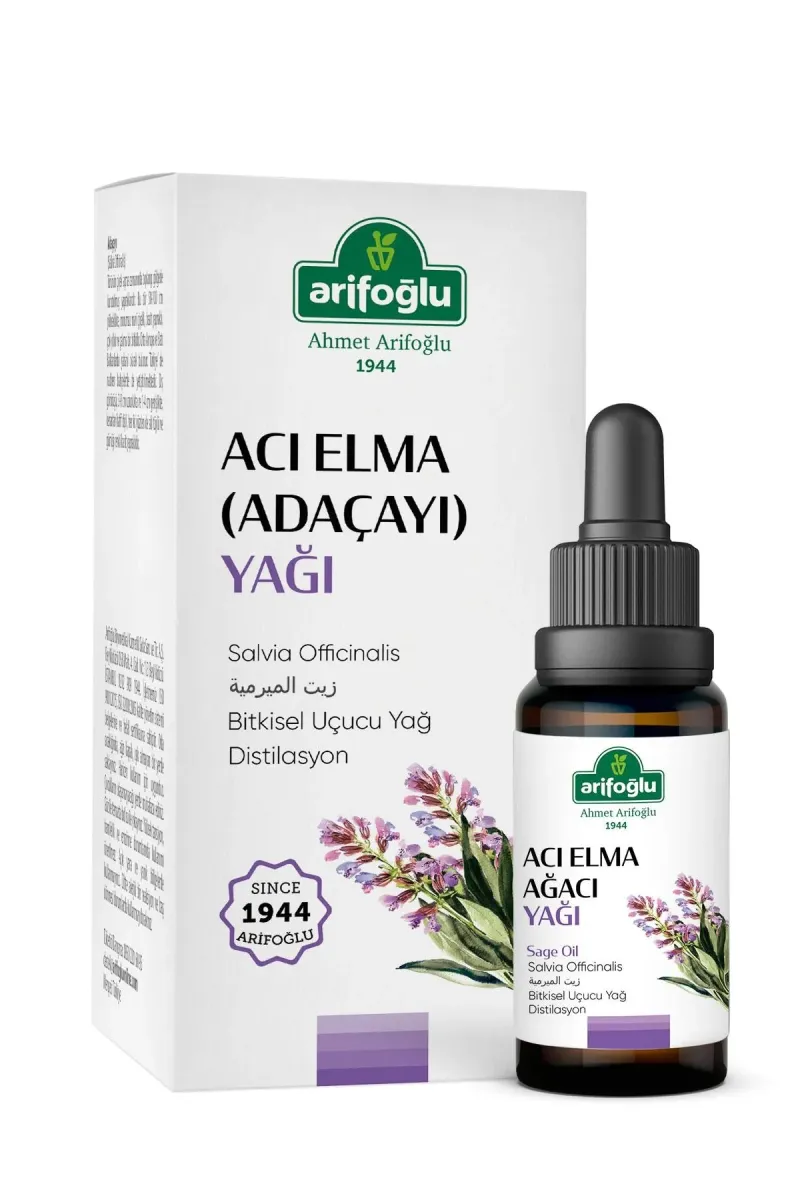 Arifoğlu 100% Pure and Natural Sage (Bitter Apple) Essential Oil 10 ml - Arifoğlu