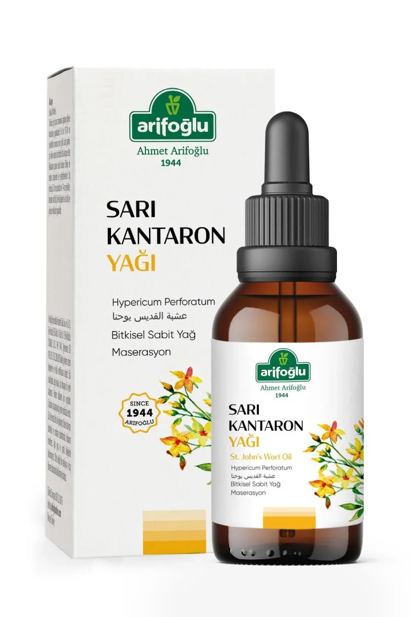 Arifoğlu 100% Pure and Natural St. John's Wort Oil 50 ml - Arifoğlu