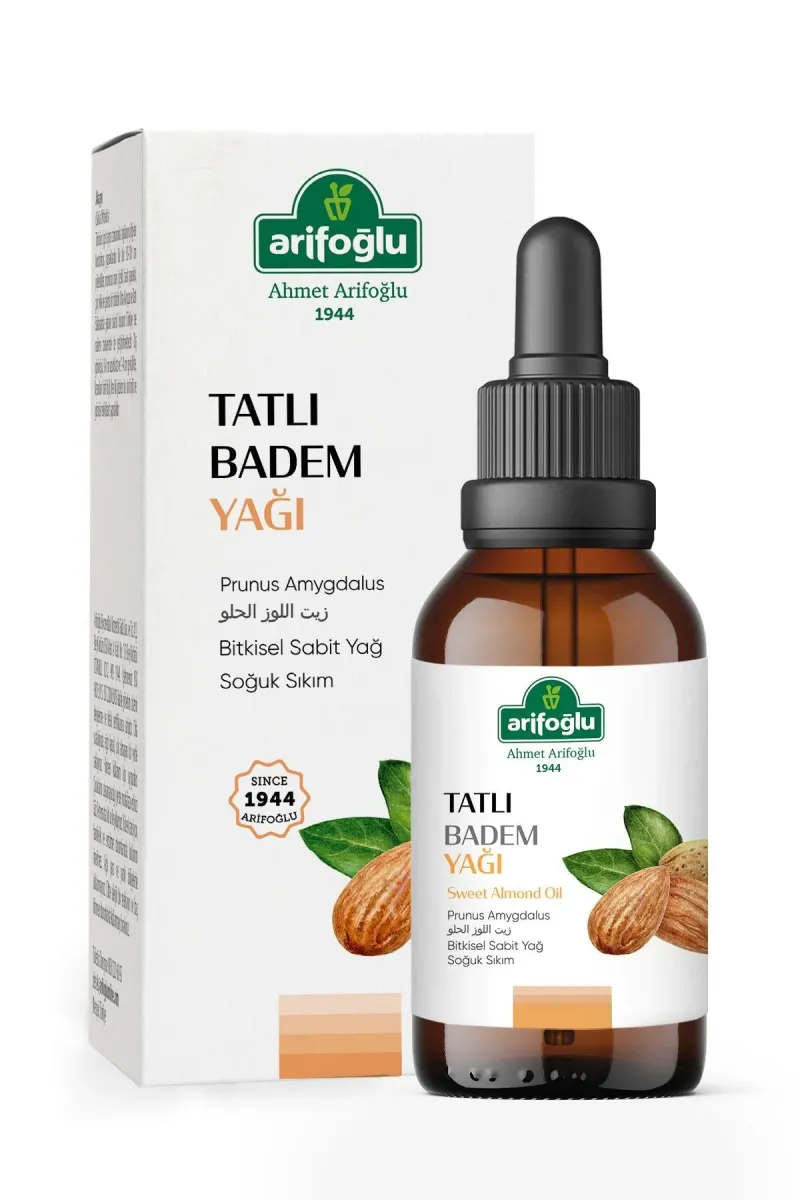 Arifoğlu 100% Pure and Natural Sweet Almond Oil 50 ml - Arifoğlu