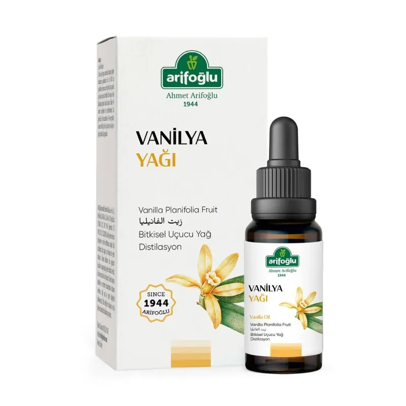 Arifoğlu 100% Pure and Natural Vanilla Essential Oil 10 ml - Arifoğlu