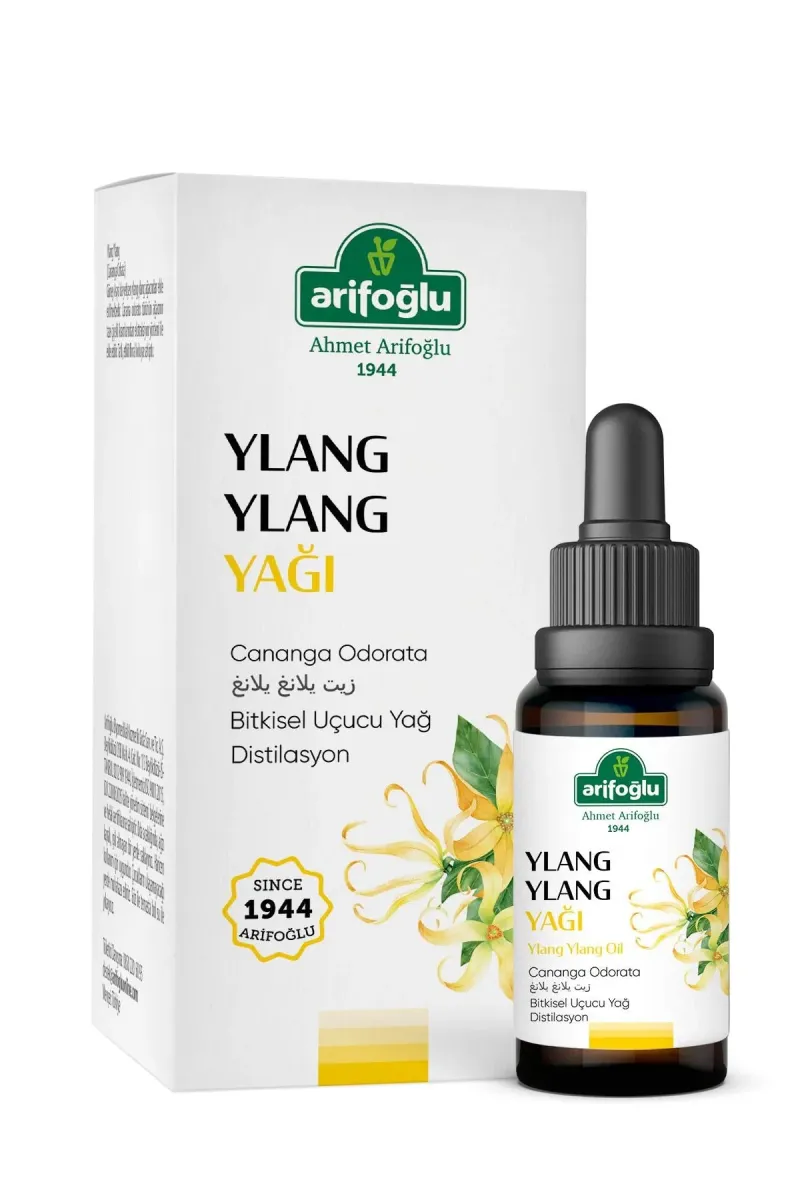 Arifoğlu 100% Pure and Natural Ylang Ylang Essential Oil 10 ml - Arifoğlu