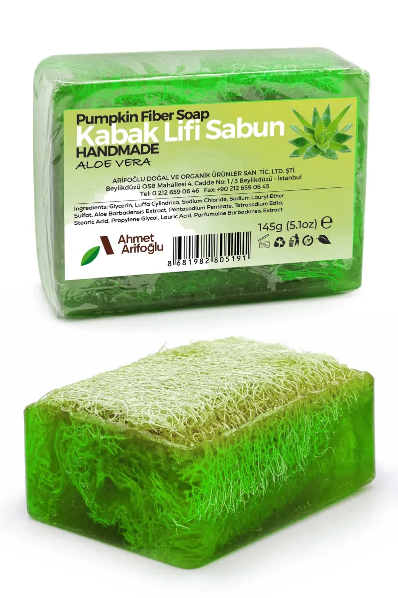 Arifoğlu Aloe Vera Loofah Soap 145 g - Arifoğlu