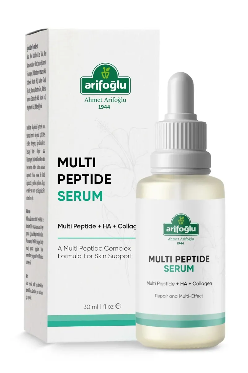 Arifoğlu Anti-Aging, Skin Renewing, Repairing Multi Peptide Serum 30 ml Multi Peptide+HA+Collagen - Arifoğlu