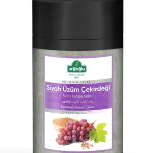 Arifoğlu Black Grape Seed Ground Cylinder Box 125g - Arifoğlu