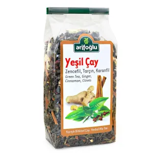 Arifoğlu Green Tea Ginger Cinnamon Clove 165g - Arifoğlu