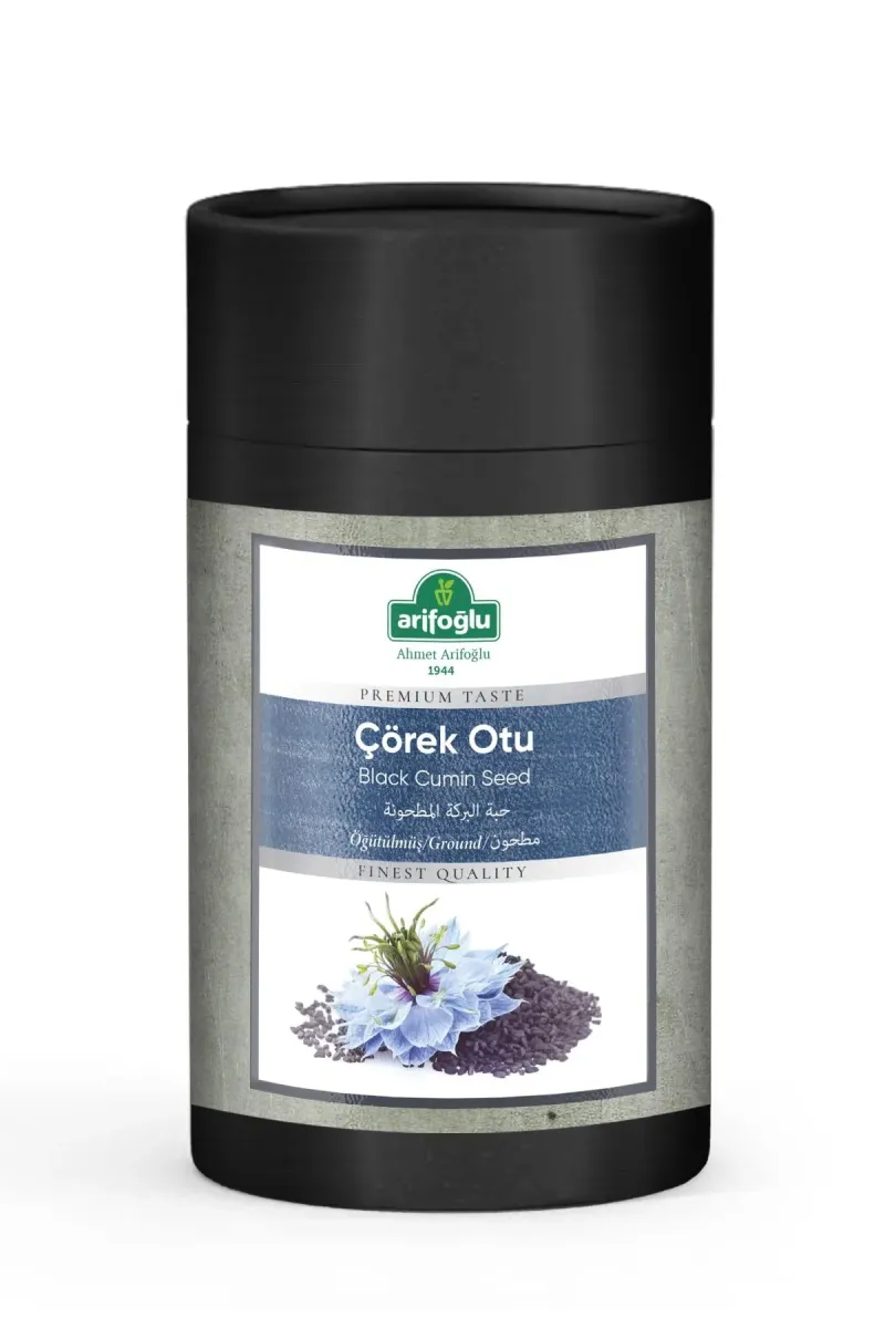 Arifoğlu Ground Black Cumin Cylinder Box 150g - Arifoğlu