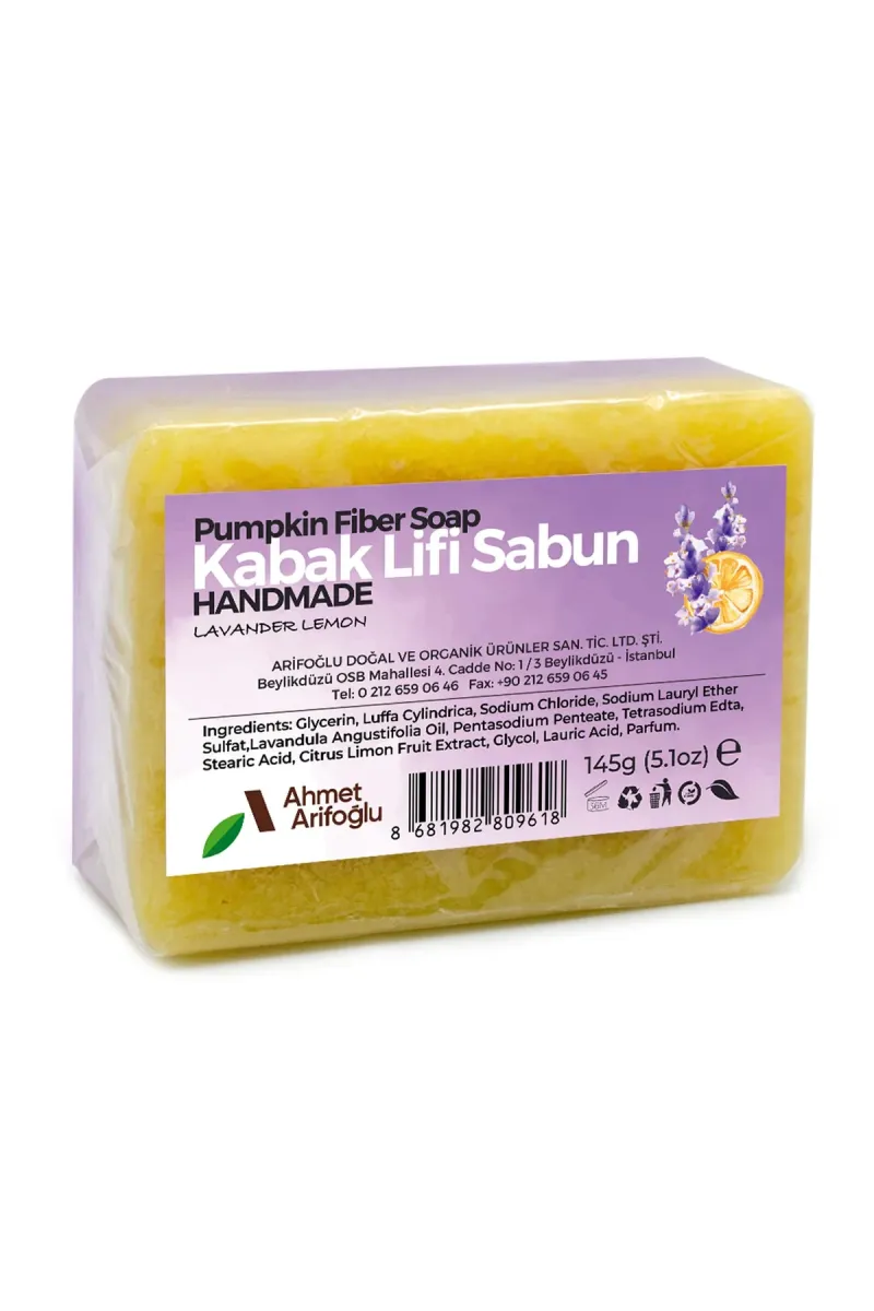 Arifoğlu Lavender-Lemon Loofah Soap 145 g - Arifoğlu