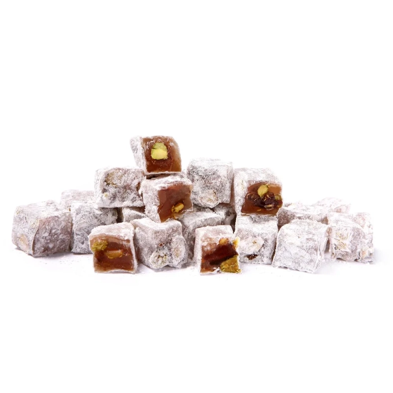 Double Roasted Double Turkish Delight 250 g - Malatya Pazarı