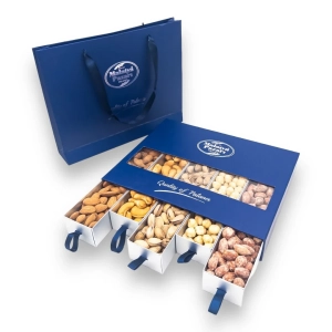 Five-Compartment VIP Nuts Box 800 g - Malatya Pazarı