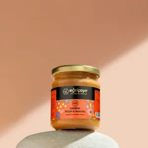 Ginseng + Pollen + Raw Honey 240g - Eğriçayır