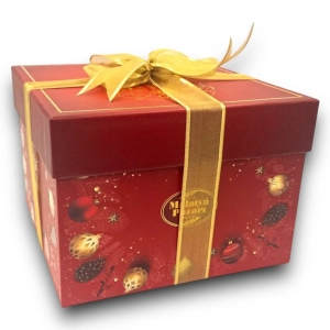 Happy New Year Red Gift Box - Malatya Pazarı