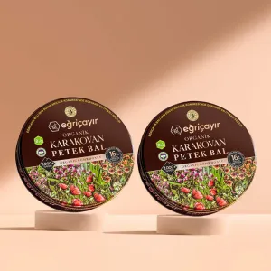 Karakovan Honeycomb Honey, Organic Certified TA16+ 2 x 1.5kg - Eğriçayır
