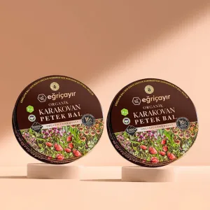 Karakovan Honeycomb Honey, Organic Certified TA16+ 2 x 1kg - Eğriçayır