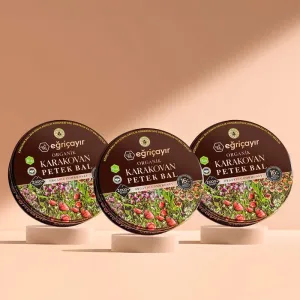 Karakovan Honeycomb Honey, Organic Certified TA16+ 3 x 1kg - Eğriçayır