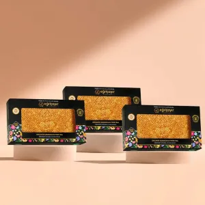 Karakovan Honeycomb Honey, Organic Certified TA16+ 3 x 600g - Eğriçayır