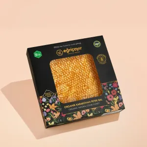 Karakovan Honeycomb Honey, Organic Certified TA16+ 900g - Eğriçayır