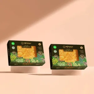 Karakovan Honeycomb, Organically Certified TA16+ 2 x 400g - Eğriçayır