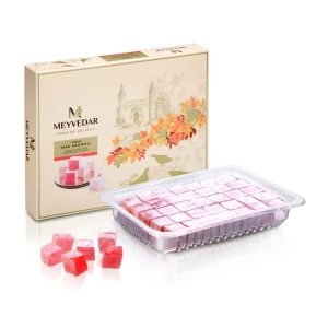 Meyvedar Pomegranate Flavored Turkish Delight 400 Gr (Soft) - Malatya Pazarı