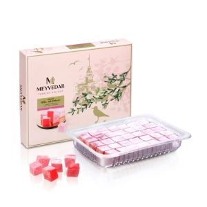 Meyvedar Rose Turkish Delight 400 Gr (Soft) - Malatya Pazarı
