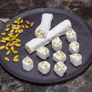 Milky Pistachio Turkish Delight Roll (1 Kg) - Hafız Mustafa