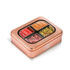Mixed Finger Turkish Delight in Tin 605 g - Malatya Pazarı