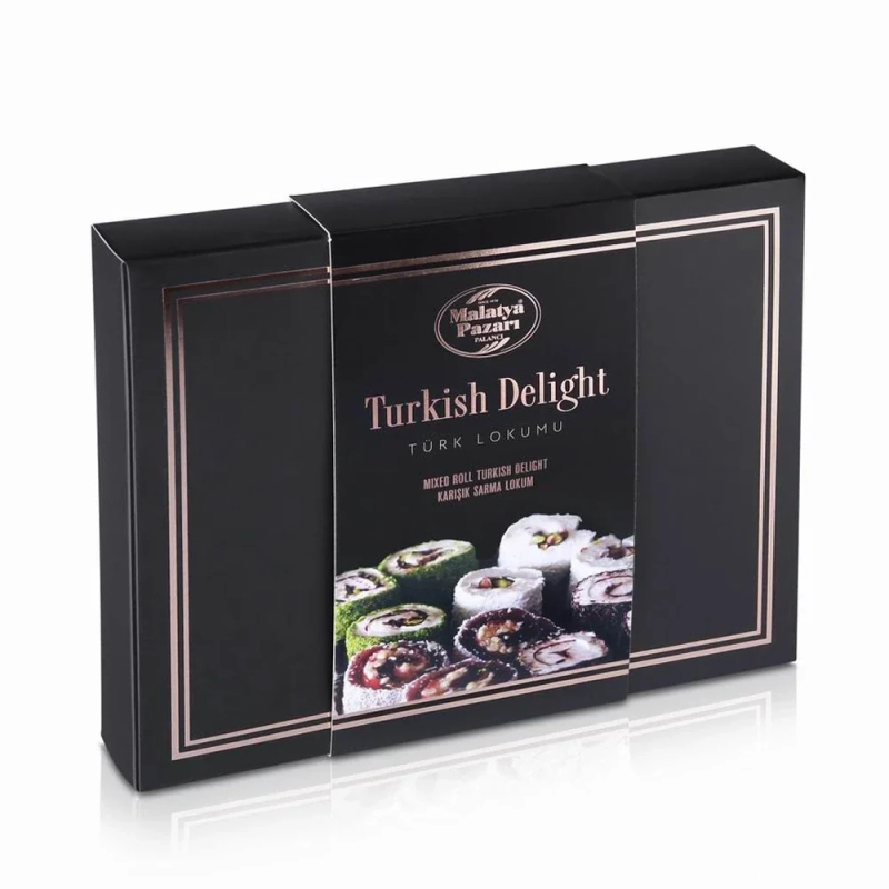 Mixed Rolled Turkish Delight 400 G - Malatya Pazarı