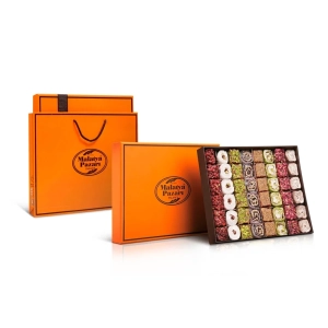 Orange Box Mixed Turkish Delight 1400 G - Malatya Pazarı