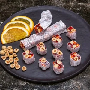 Orange Hazulnut Turkish Delight Roll (1 Kg) - Hafız Mustafa