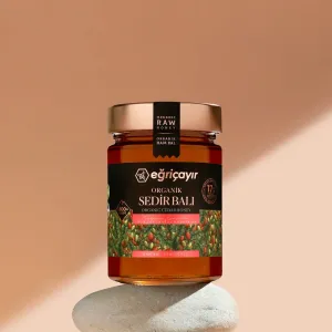 Organic Cedar Honey TA17+ 450g - Eğriçayır